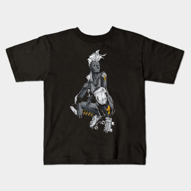 Derby Storm Kids T-Shirt by JonathanGrimmArt